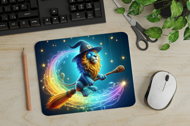 Lion, Halloween Animal Mouse Pad PNG, Cute Pet Gift