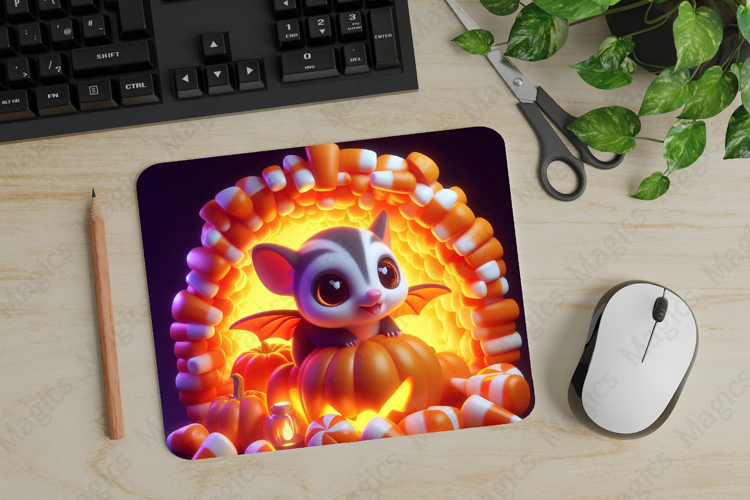 Sugar Glider, Halloween Mouse Pad PNG, Cute Pet Gift