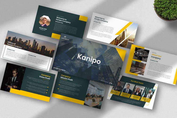 Kanipo-Business Powerpoint Template example image 1