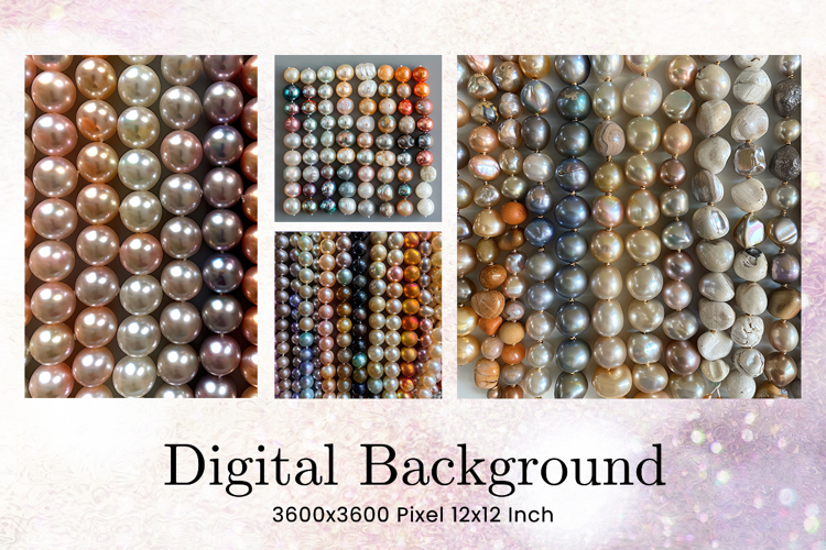 Pearl Beaded Texture Background Wallpaper Backdrops_112 example image 1