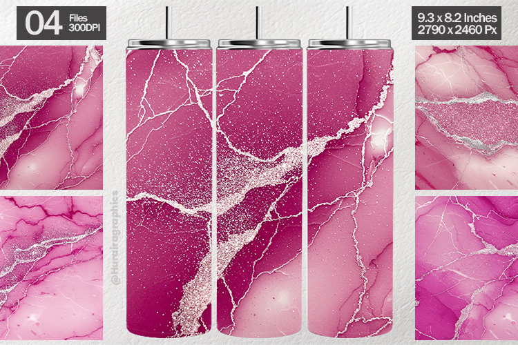 Pink Marble Tumbler Wrap| Tumbler Sublimation