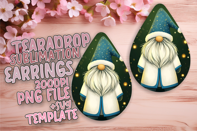 Lovely Teardrop Design for Earrings Projects , Gnome