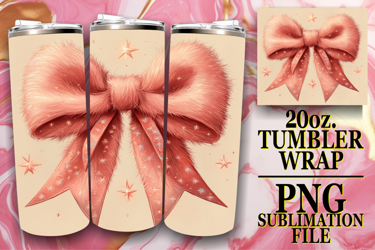 Cozy Dreams 20oz tumbler wrap, Christmas