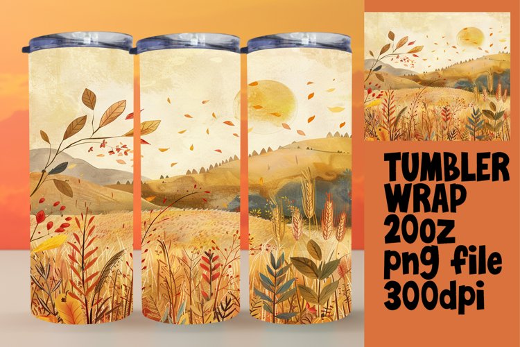 Fall Tumbler Wrap Image 6