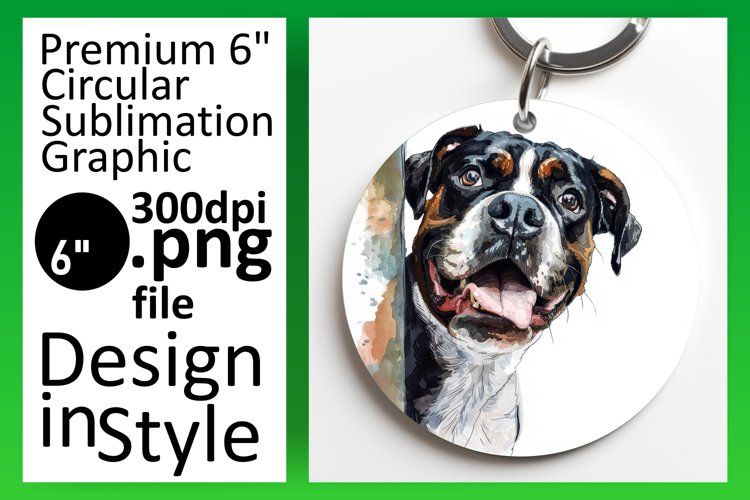 Charming PeekaBoo Dog Circle Whimsy Joyful Charm example image 1