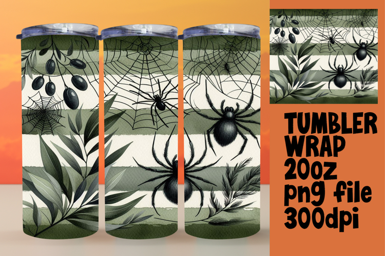20oz Tumbler Wrap for Personalization , Halloween