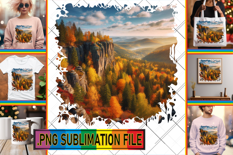 BRIGHT PNG Sublimation Magic, Autumn