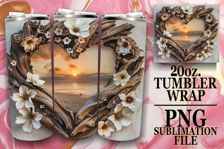 Nature's Embrace: Landscape Tumbler Sublimation