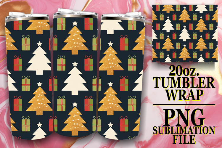 Sweet Inspirations 20oz tumbler wrap, Christmas