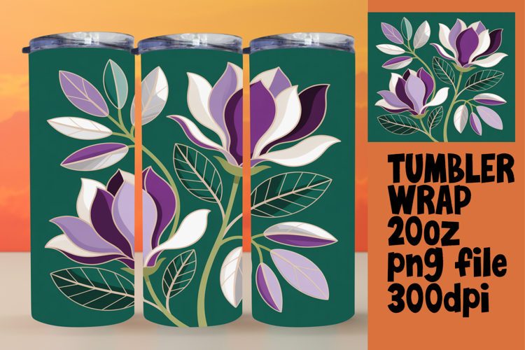 ELEGANT 20oz Tumbler Graphic for Gifts , Flowers