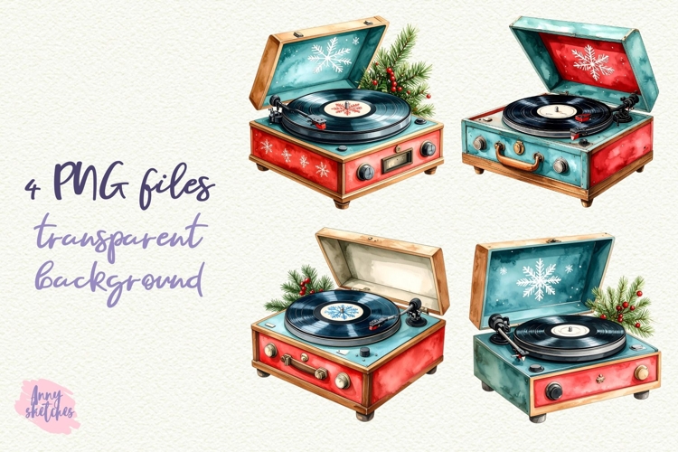Record Player Clipart Image 6
