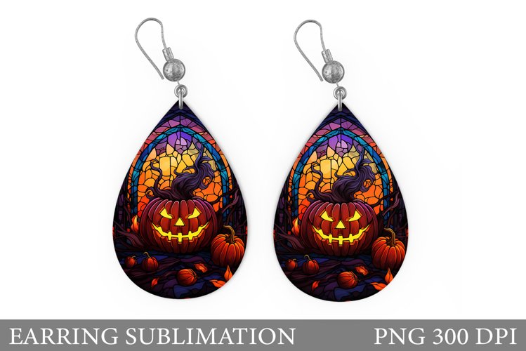 Halloween Earring SVG Image 3