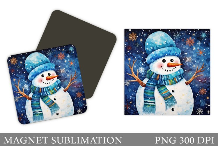 Cute Snowman Clipart Image 3