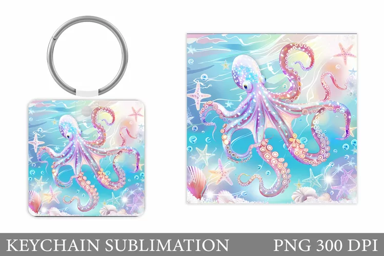 Octopus Magnet Design. Sea Magnet Sublimation