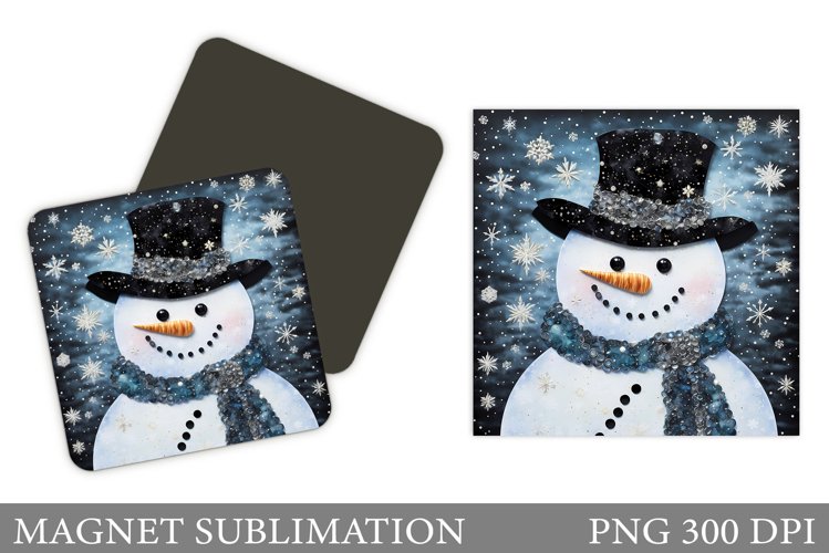 Cute Snowman Clipart Image 4