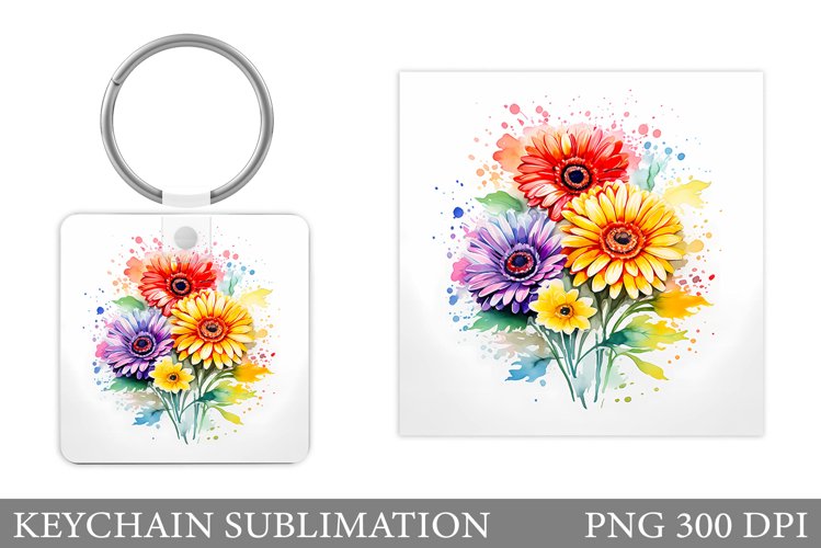 Watercolor Flowers Image 9