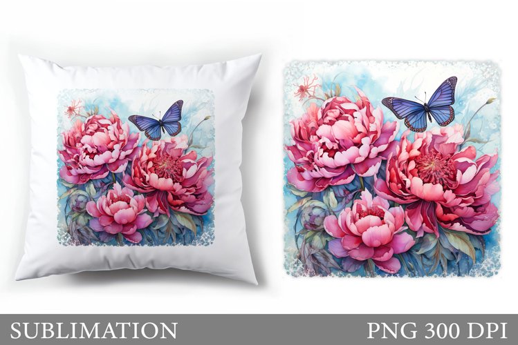 Bitterfly Sublimation. Butterfly Pillow Sublimation example image 1