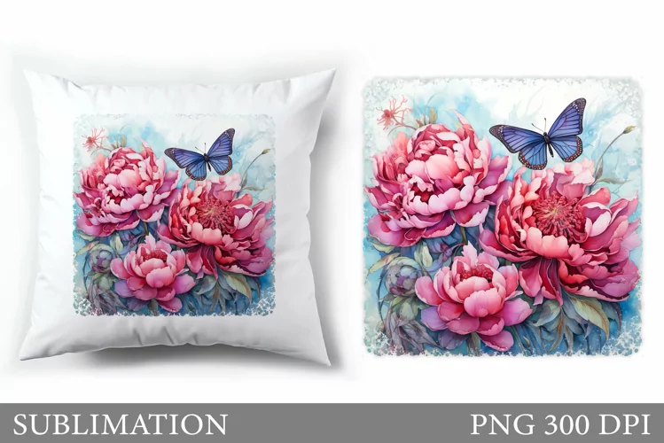 Bitterfly Sublimation. Butterfly Pillow Sublimation
