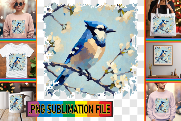 Charming TOTE BAG Designs PNG, Birds