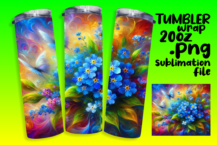 ELEGANT 20oz Tumbler Wrap for Creative Gifts , Flowers