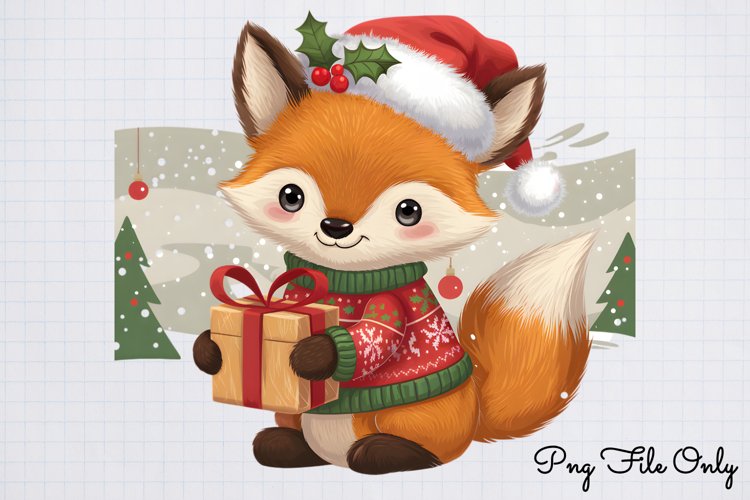 Boho Christmas Clipart Image 7