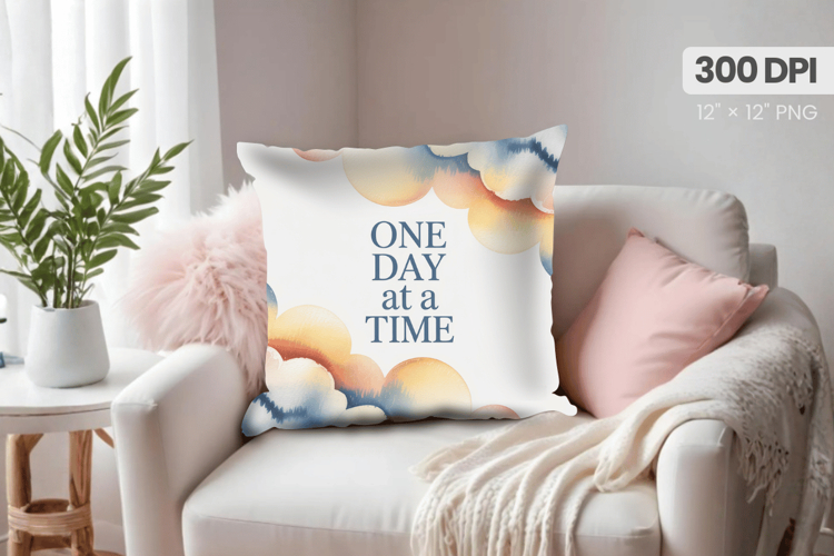 Inspirational Quotes Pillow PNG Motivational PNG Sublimation
