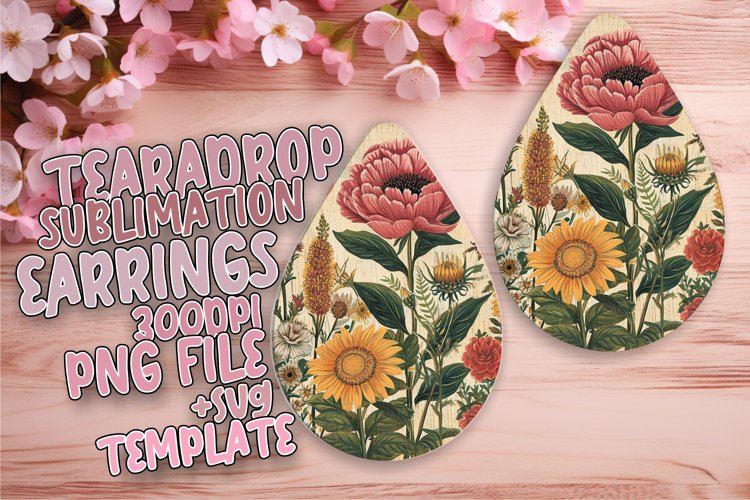 Timeless Retro Pattern Earring PNG