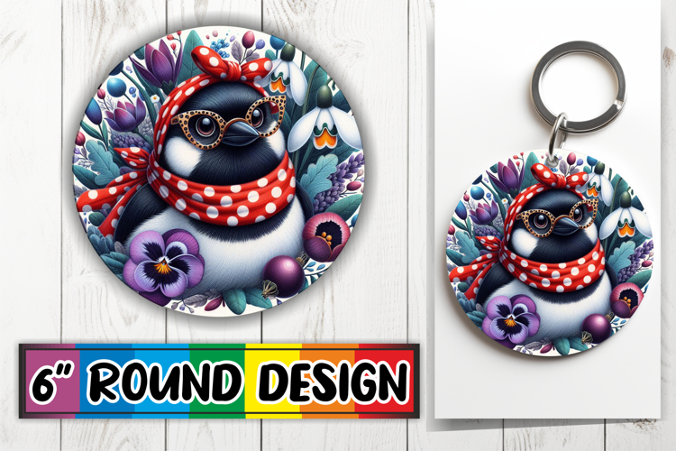 Playful Circle Designs for Gifts, Cute Animals