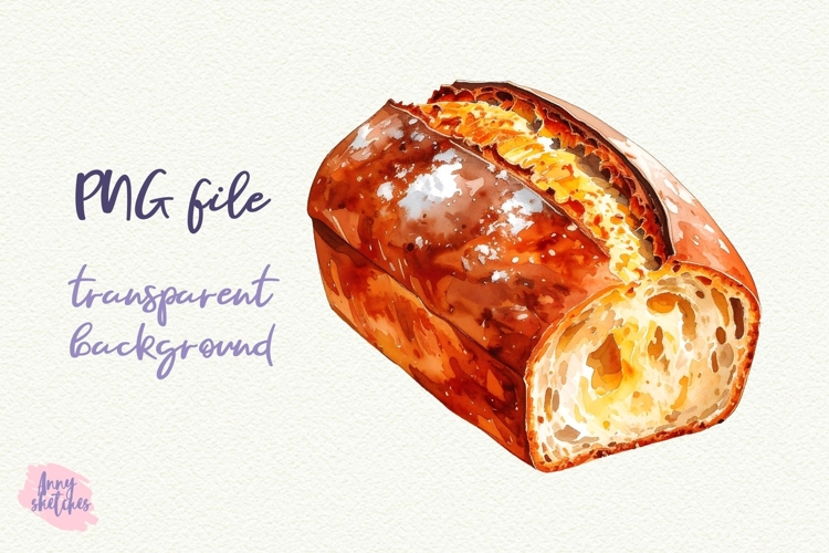 Sourdough Bread Clipart Sublimation Baking PNG