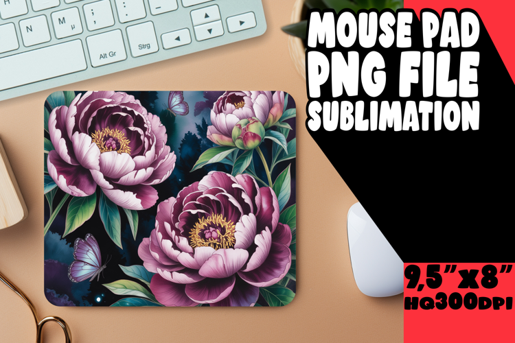 Sweet MOUSE PAD Magical Design, Flowers