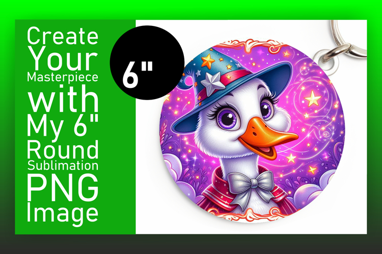 Sophisticated Circle Design for Sublimation , Goose