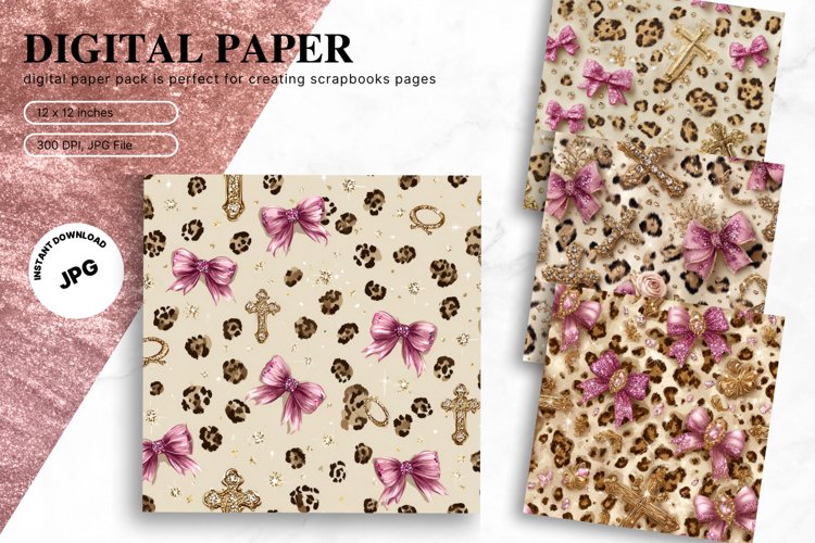 Bow Ribbon Background Bow Digital Paper Pattern Wallpaper113