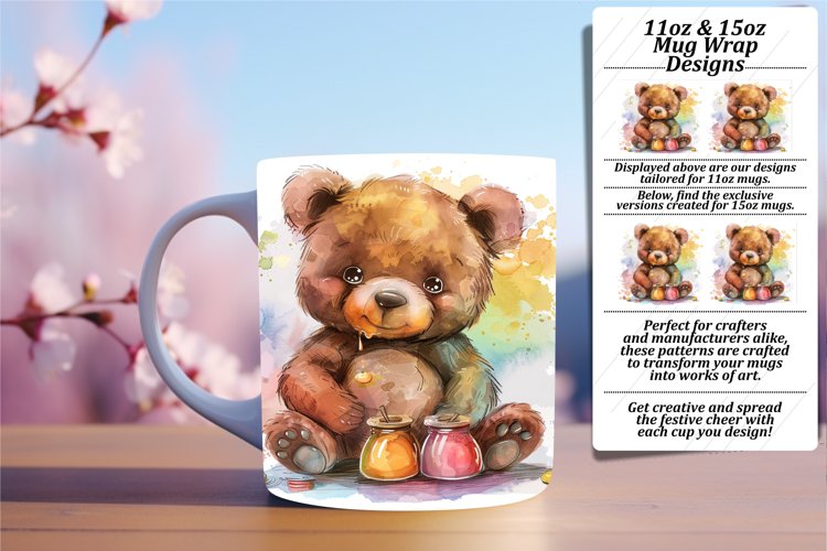 Playful Wildlife Sublimation Mug