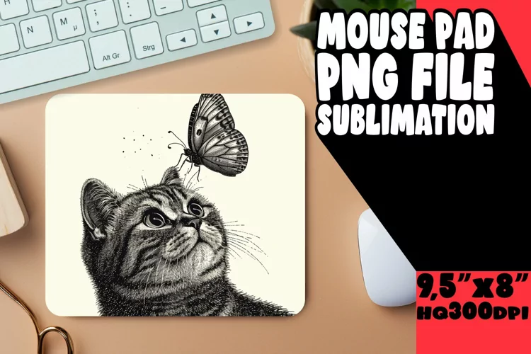 Delightful Kitty Sublimation Pad