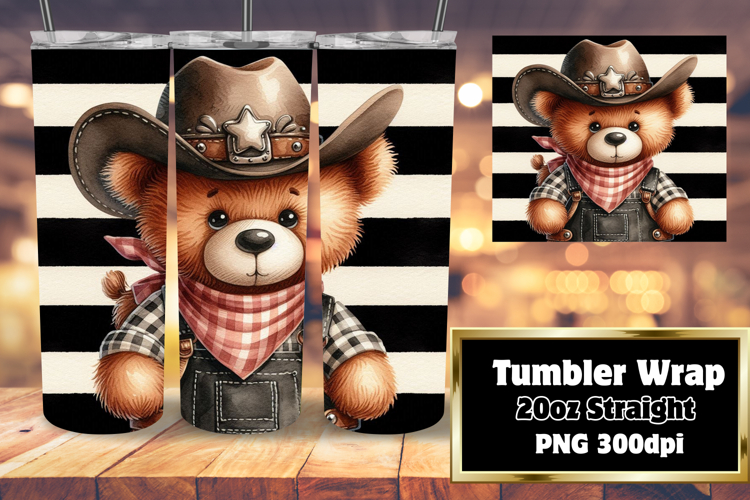 20oz Tumbler Design for Creative Gifts , Teddy Bear