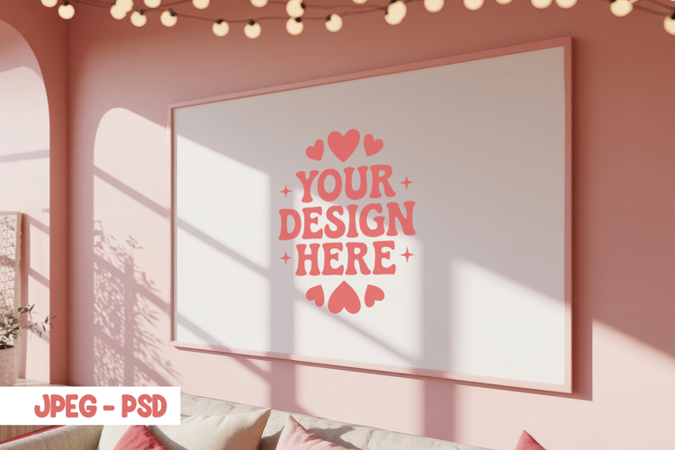 Valentine Minimal Mug PSD JPEG Mockup