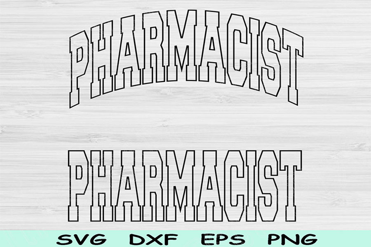 Pharmacist Svg Dxf Cut Files, Pharmacist Png, Pharmacy Svg