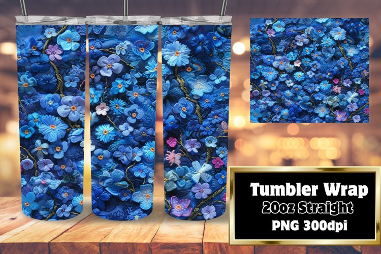 Funky Vibrant Abstract Pattern Sublimation Tumbler Design example image 1