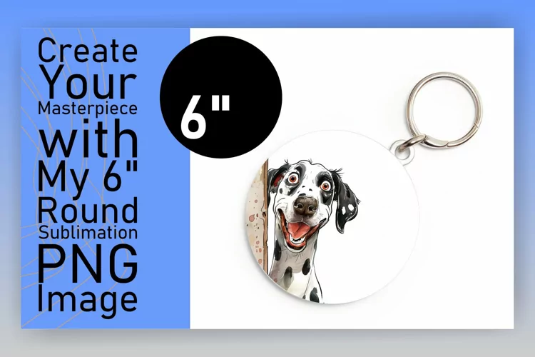 Dog Lover's Whimsical Circle Joyful Charm Playful
