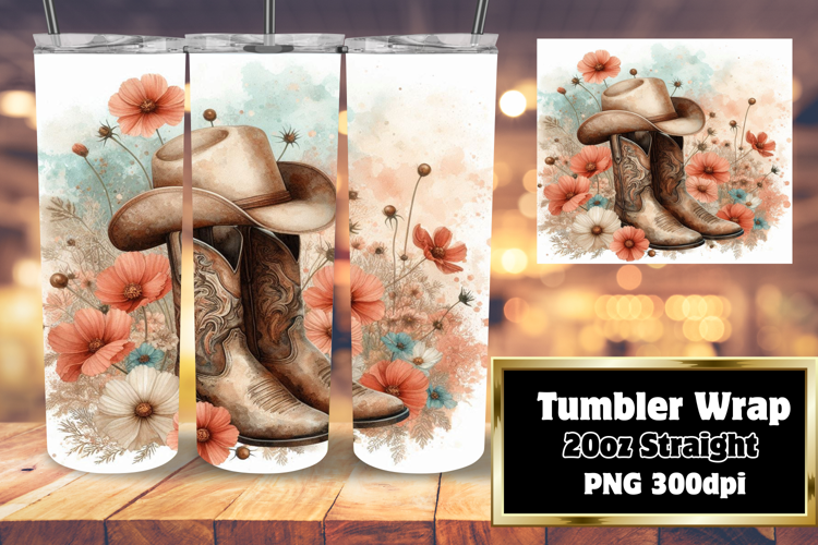 GLAMOROUS 20oz Tumbler Design for Personal Use , Western
