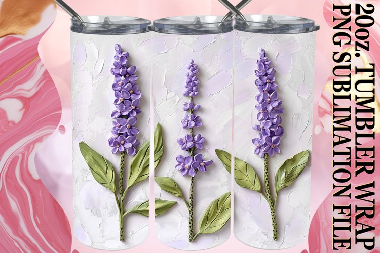 Petal Bliss: Sublimation 20oz Tumbler example image 1