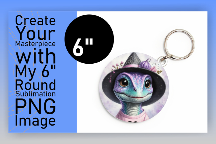 Artistic Circle Design Car Coaster , Halloween Dino