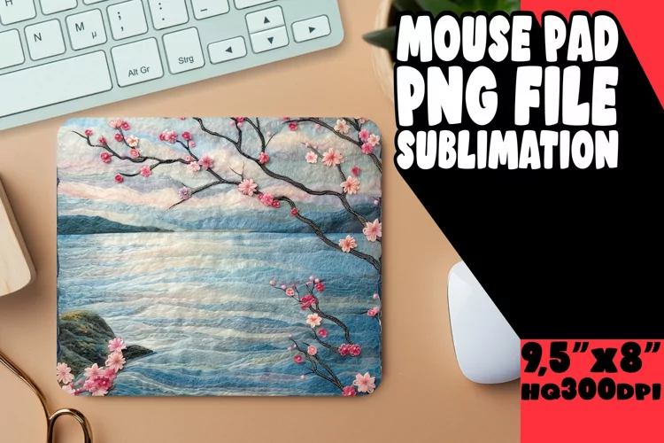 Dynamic 3D Summer Mouse Pad Sublimation