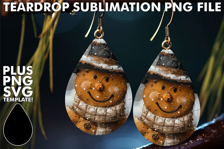 Bright Teardrop Earrings DESIGN IDEAS, Gingerbread Man