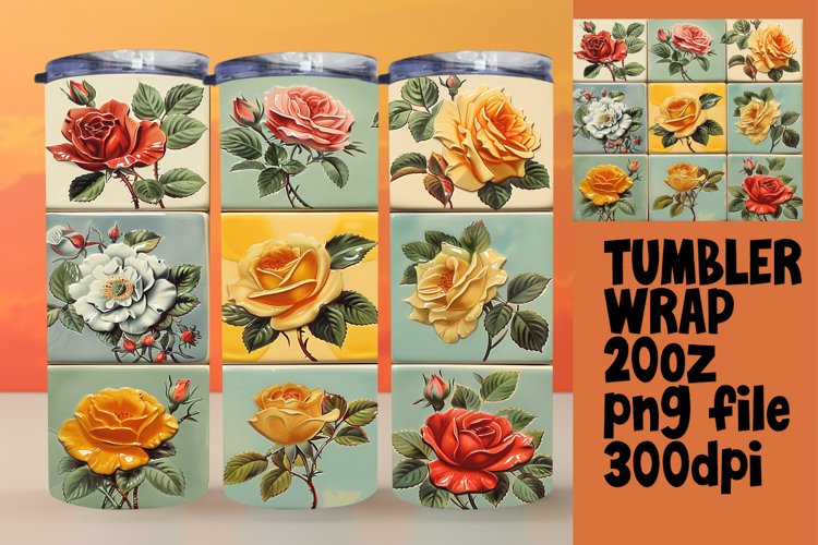 Sublimation Tumbler Wraps Image 2