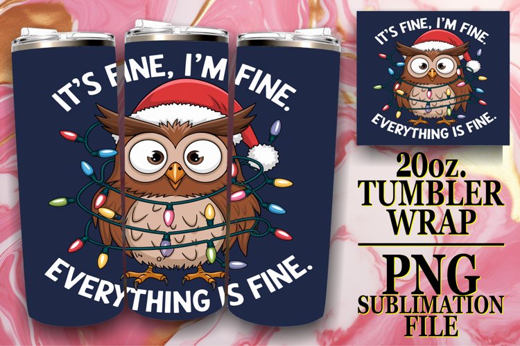 Christmas Tumbler Wrap