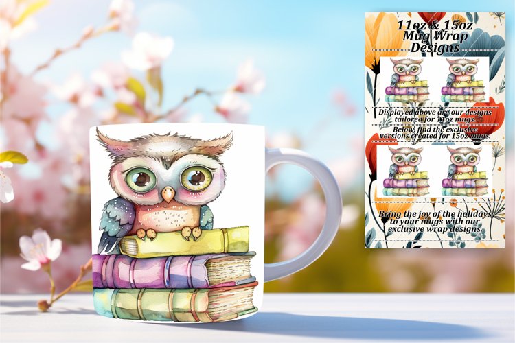 Whimsical Spring Mug Wrap
