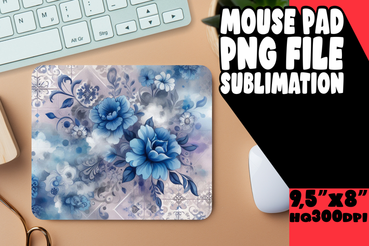 ENCHANTED DESK PAD SUBLIMATION STYLE, Watercolor Patter