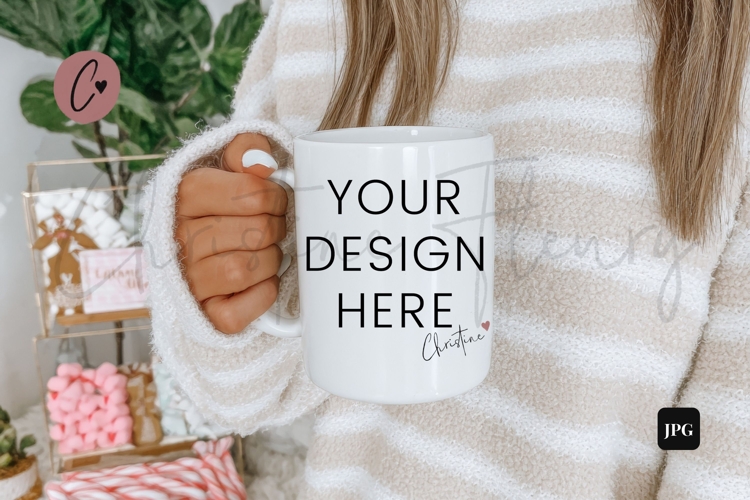 Christmas Mug Mockup