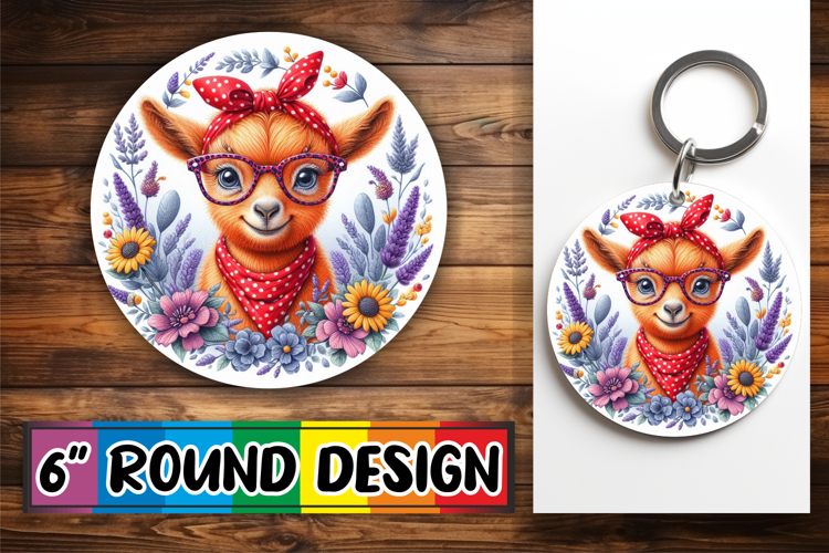 Sublimation Car Coaster Magic, Cute Animals